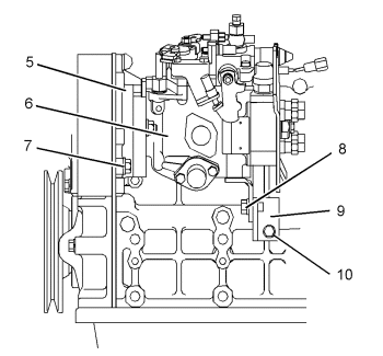 Perkins 800D Series Industrial Engine Fuel Injection Pump Remove Guide (3)