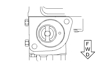 Perkins 800 Series Engine Water Temperature Regulator Housing Remove and Install (3)