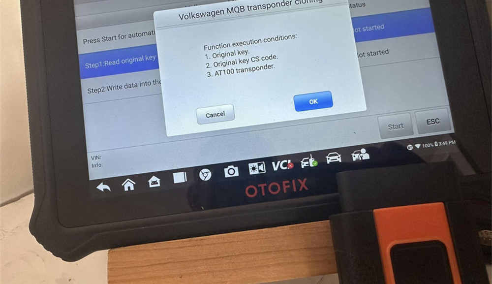 How to Clone VAG MQB Transponder by Autel IM508 IM608 or OTOFIX?