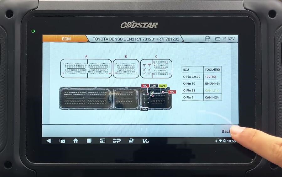 OBDSTAR DC706 Read Write TOYOTA DENSO GEN3 R7F701201 / R7F701202