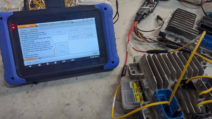 GM ACDELCO E78 ECM Recovered by OBDSTAR DC706 with Shadow Password