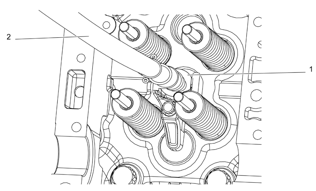 Detroit GHG17 Heavy Duty Engine Cylinder Leak-Down Test (2)