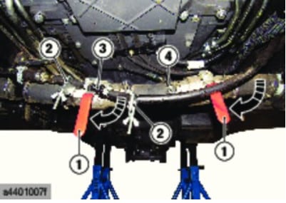How to Remove Second Tank for CLAAS AXION 960-920 Tractor (4)
