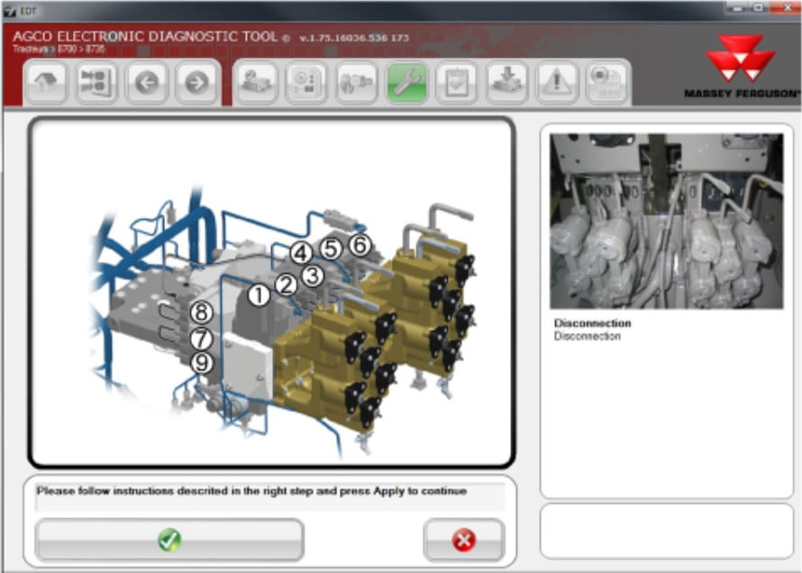 Massey Ferguson Tractor Electrohydraulic Spool Valves Configuration (5)