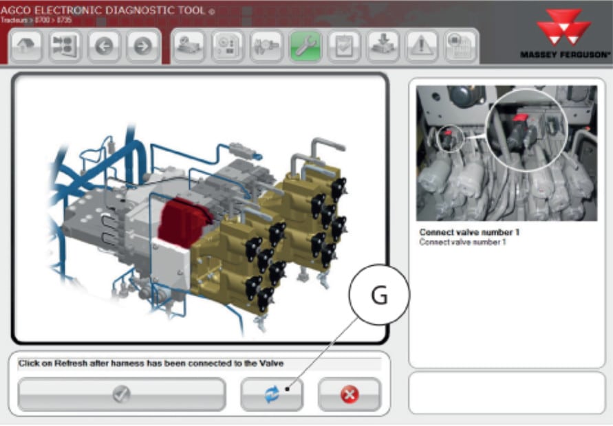 Massey Ferguson Tractor Electrohydraulic Spool Valves Configuration (6)