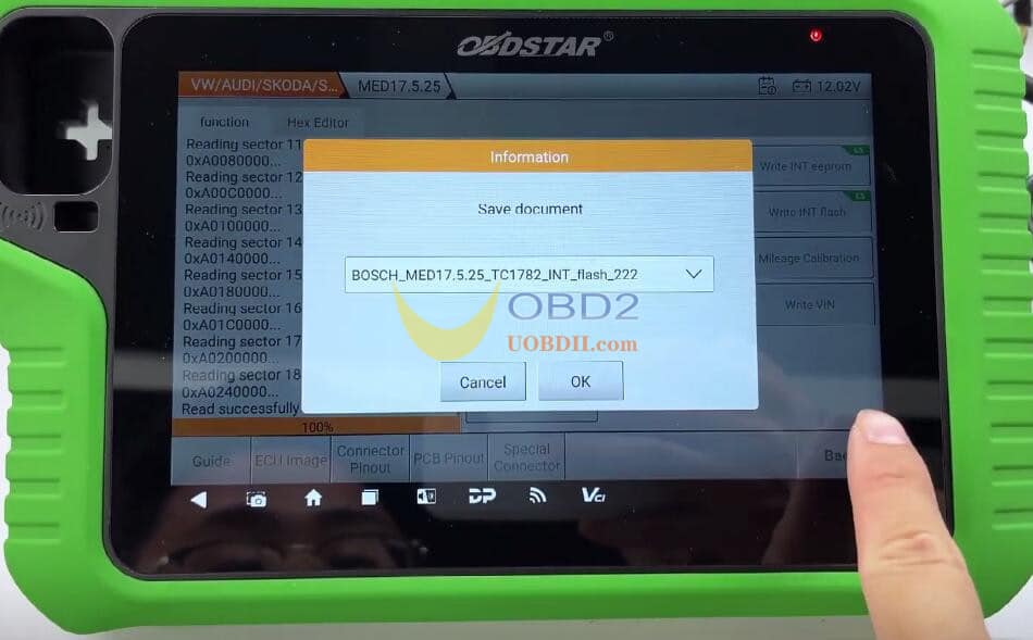 OBDSTAR X300 Classic G3 Program 2018 VW Tiguan MQB48-5A All Keys Lost