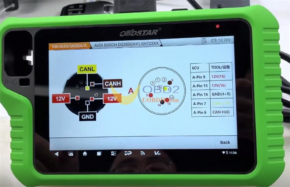 OBDSTAR X300 Classic G3 Program 2018 VW Tiguan MQB48-5A All Keys Lost