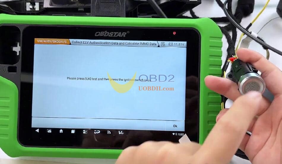 OBDSTAR X300 Classic G3 Program 2018 VW Tiguan MQB48-5A All Keys Lost