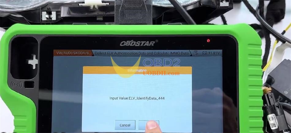 OBDSTAR X300 Classic G3 Program 2018 VW Tiguan MQB48-5A All Keys Lost
