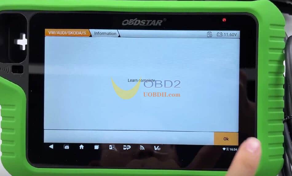 OBDSTAR X300 Classic G3 Program 2018 VW Tiguan MQB48-5A All Keys Lost