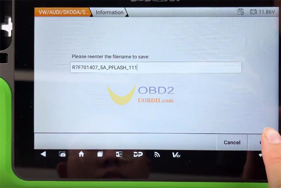 OBDSTAR X300 Classic G3 Program 2018 VW Tiguan MQB48-5A All Keys Lost