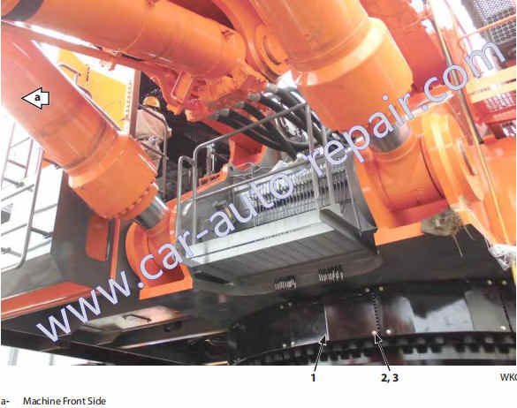 How to Remove Center Joint and Center Frame for HITACHI Hitachi EX5600-7B (1)