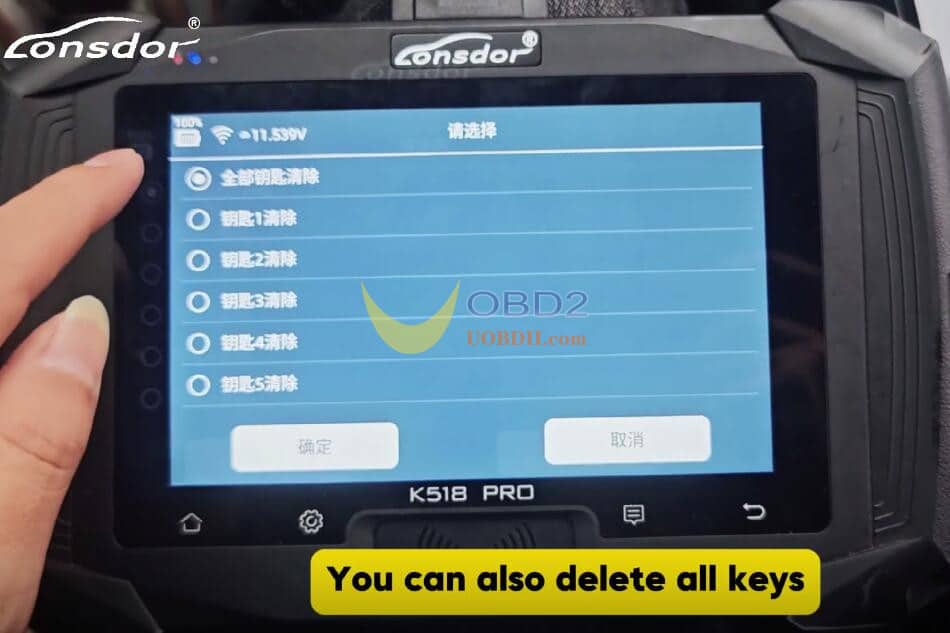 Lonsdor K518 PRO Add 2022 Chery Tiggo 8 Plus Smart Key
