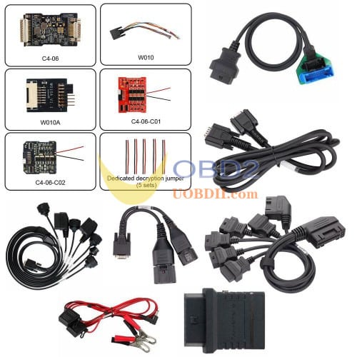 OBDSTAR RH850/V850 Adapter Kit Support List for G3 and DC706