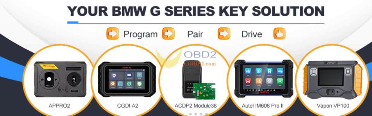 Top 5 BMW G-Chassis BDC2 Module Key Add Tools