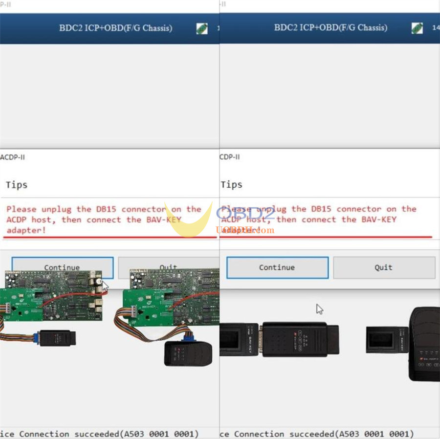 Yanhua ACDP Module 38 Add BMW G Chassis BDC2 Key on Bench