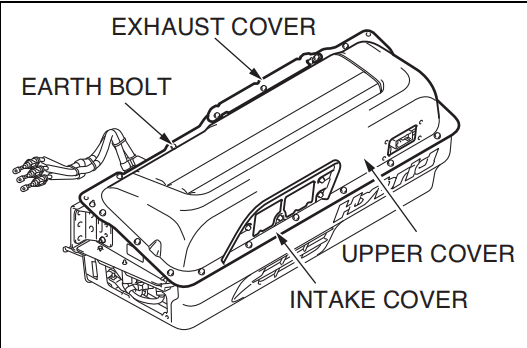 How to Remove HV Battery Cooling FAN for HINO Truck with J05E Engine (1)